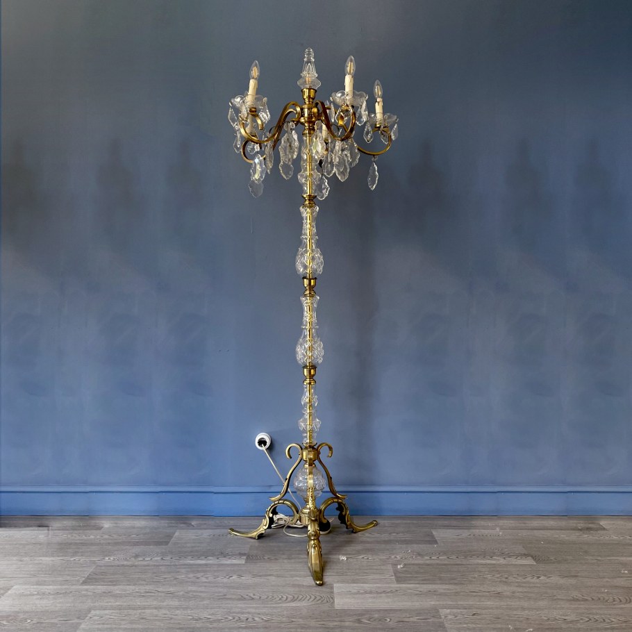 Антикварный торшер