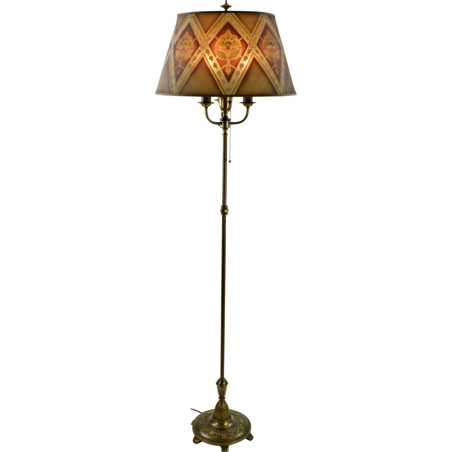 Торшер напольный на прозрачном фоне