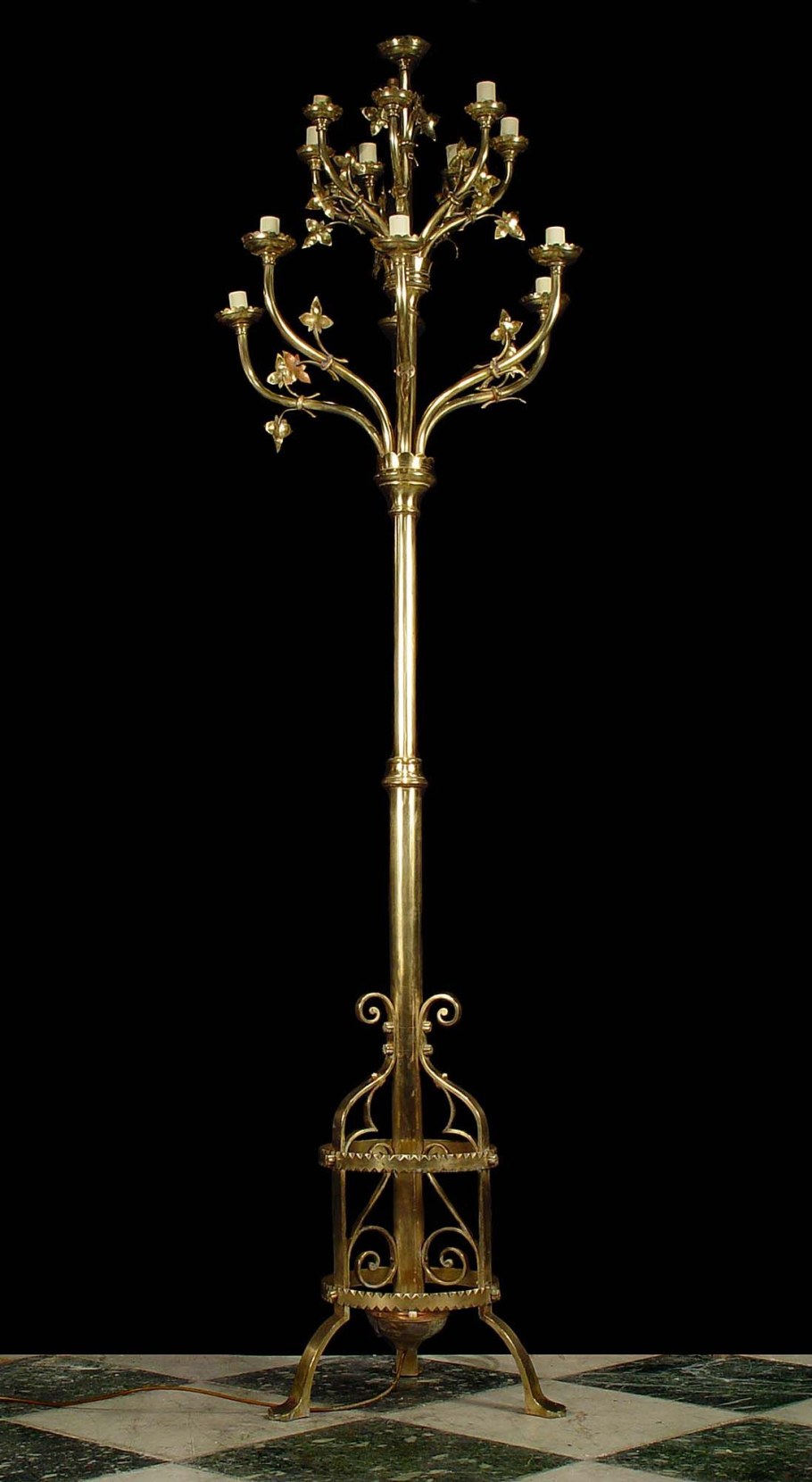 Торшер канделябр