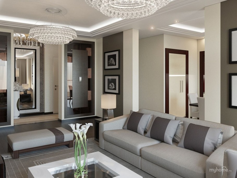 Стиль арт деко в интерьере маленькой квартиры