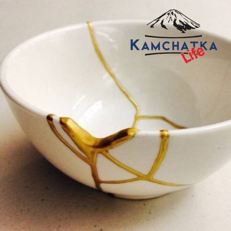 Японская керамика Кинцуги