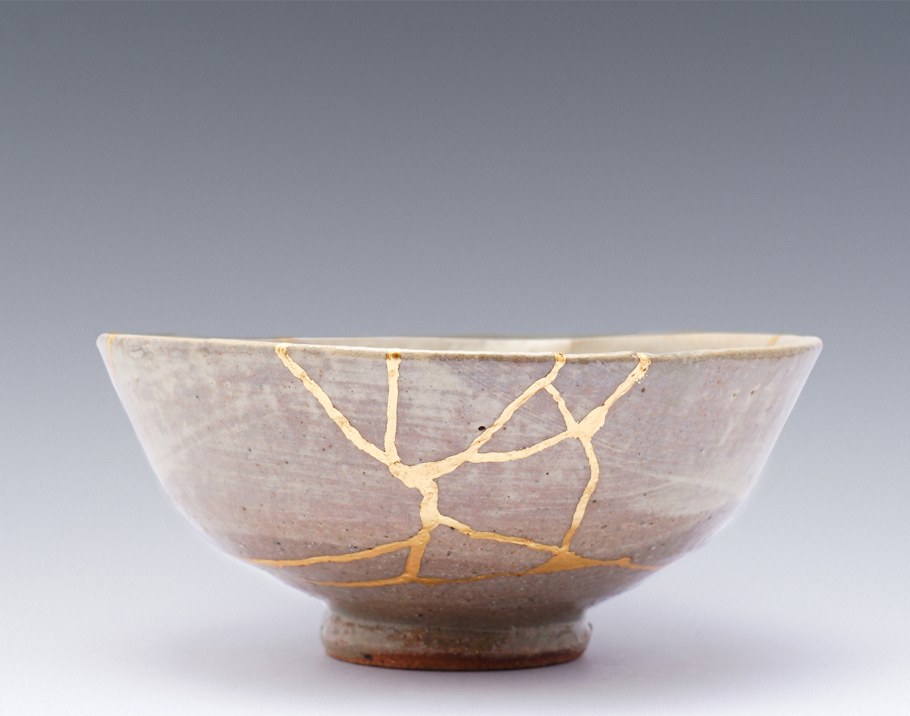 Кинцуги плитка в ванной