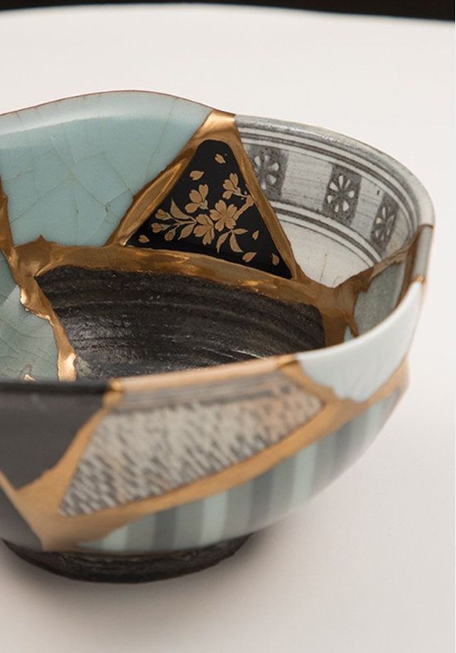 Японская керамика Кинцуги