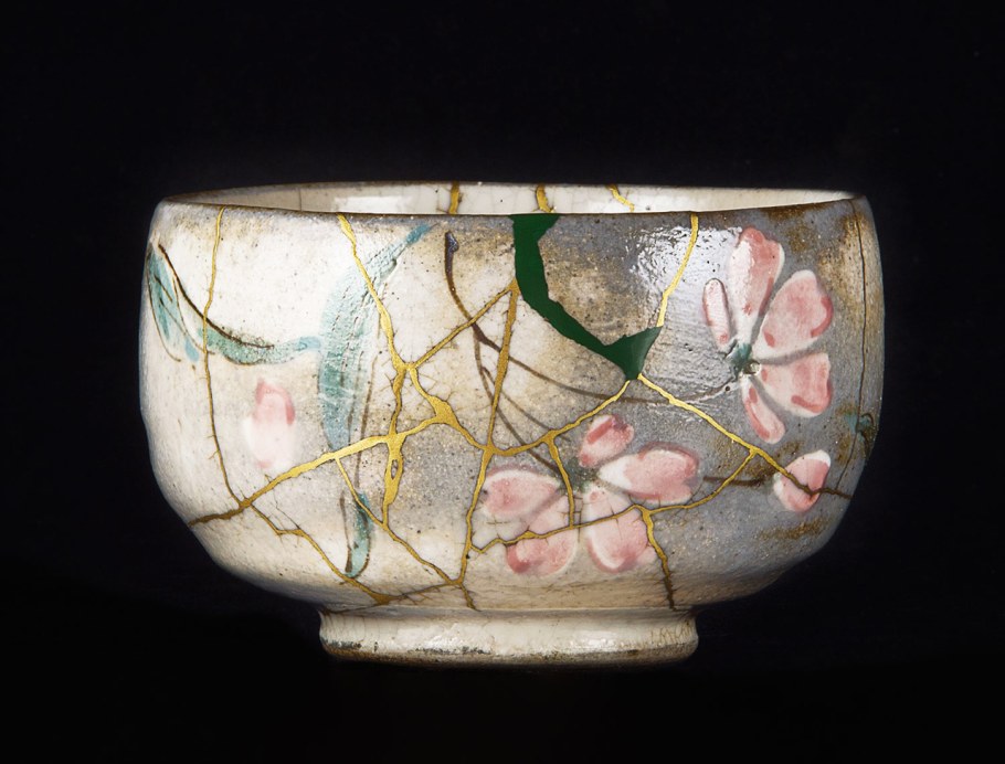 Японская чаша Кинцуги