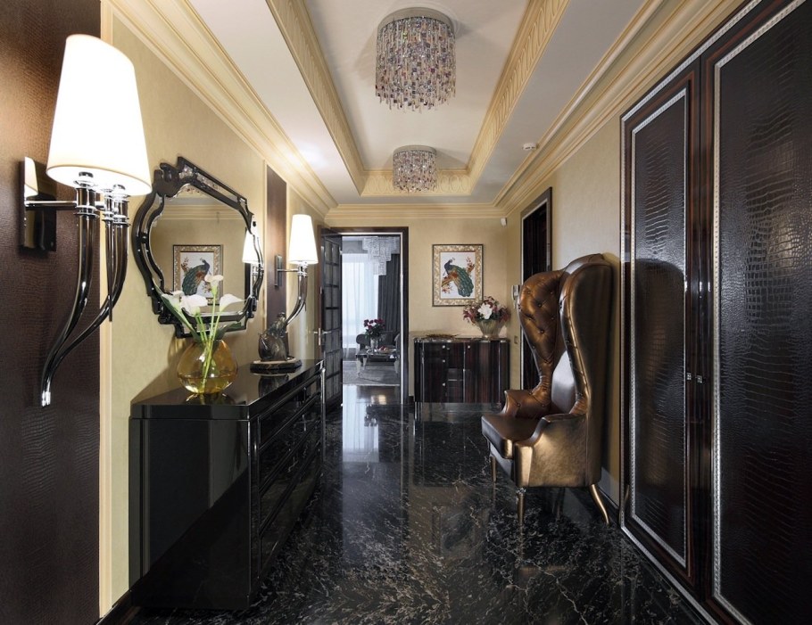 Интерьер прихожей ар деко