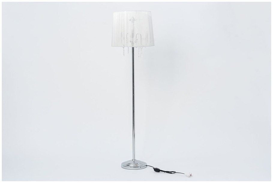 Торшер Eurosvet 2045-3f хром белый