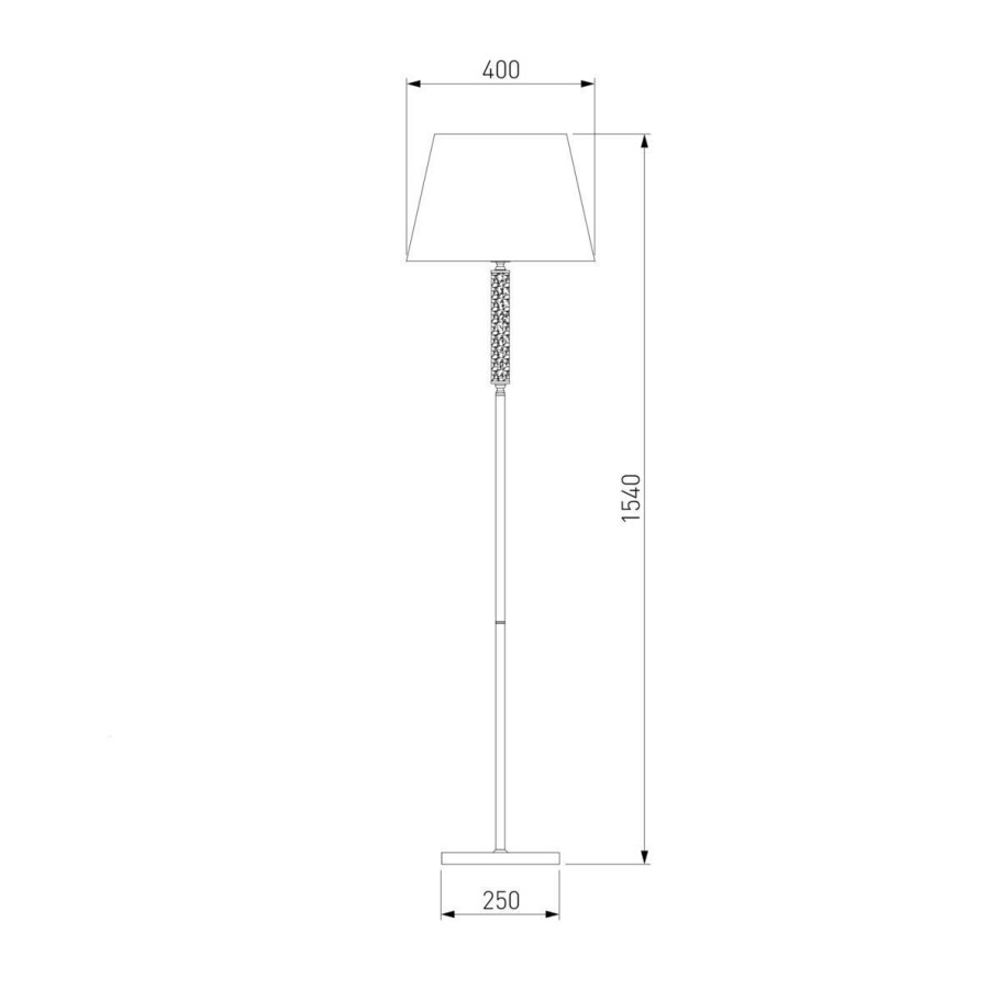 Торшер Eurosvet Hotel 01008/1 античная бронза