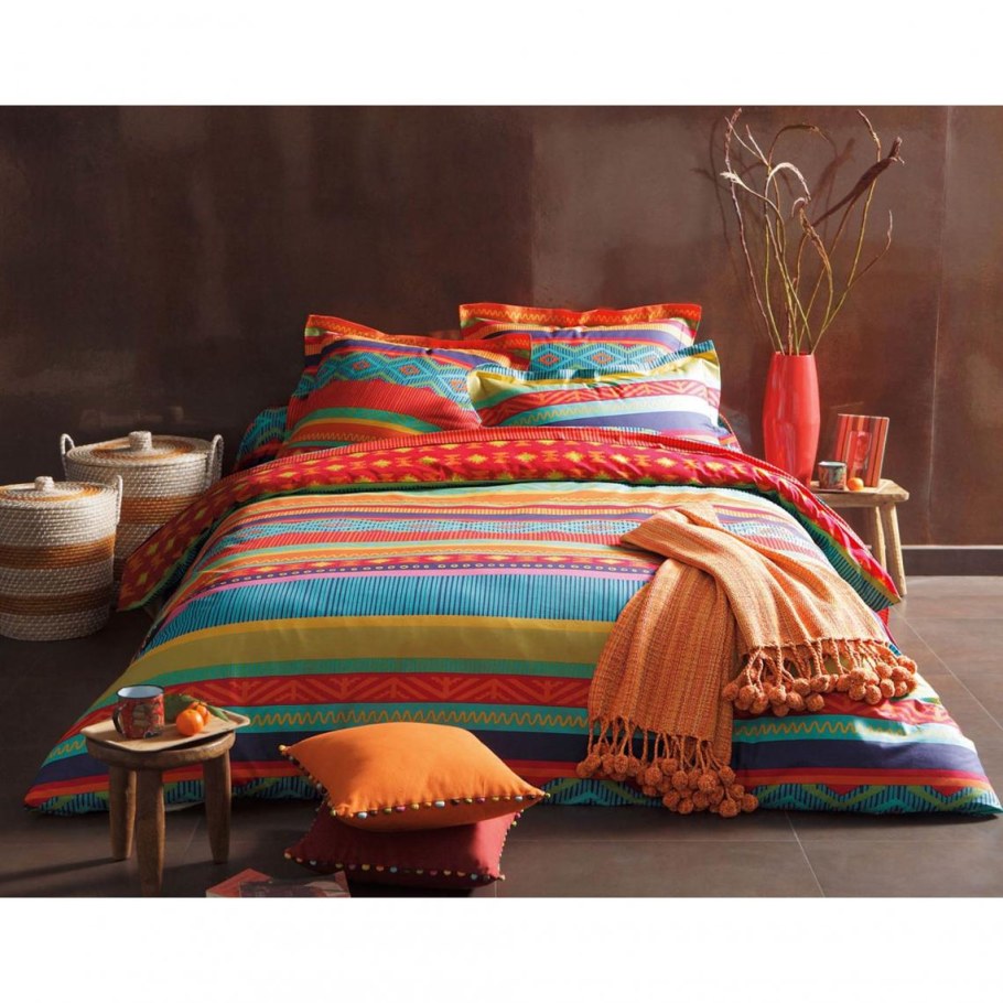 Этно стиль в интерьере текстиль