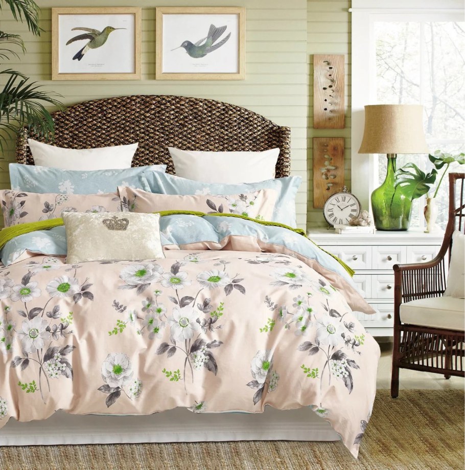 Постельное белье евро Karna сатин