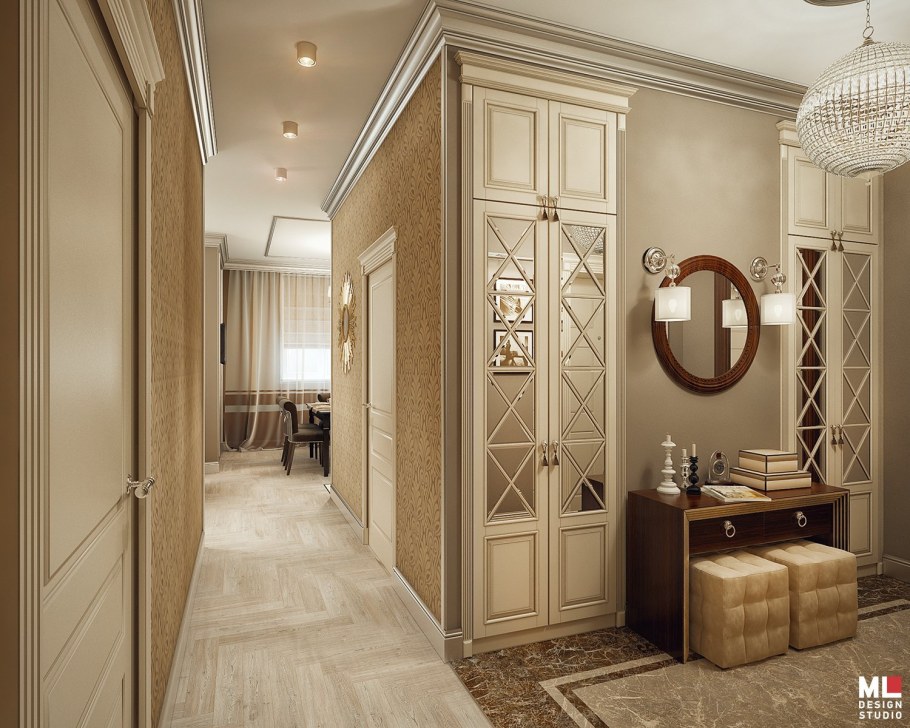 Шкаф арт деко