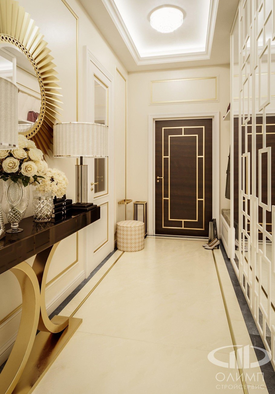 Коридор в стиле арт деко