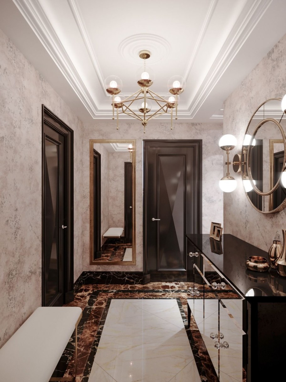 Прихожая Холл арт деко