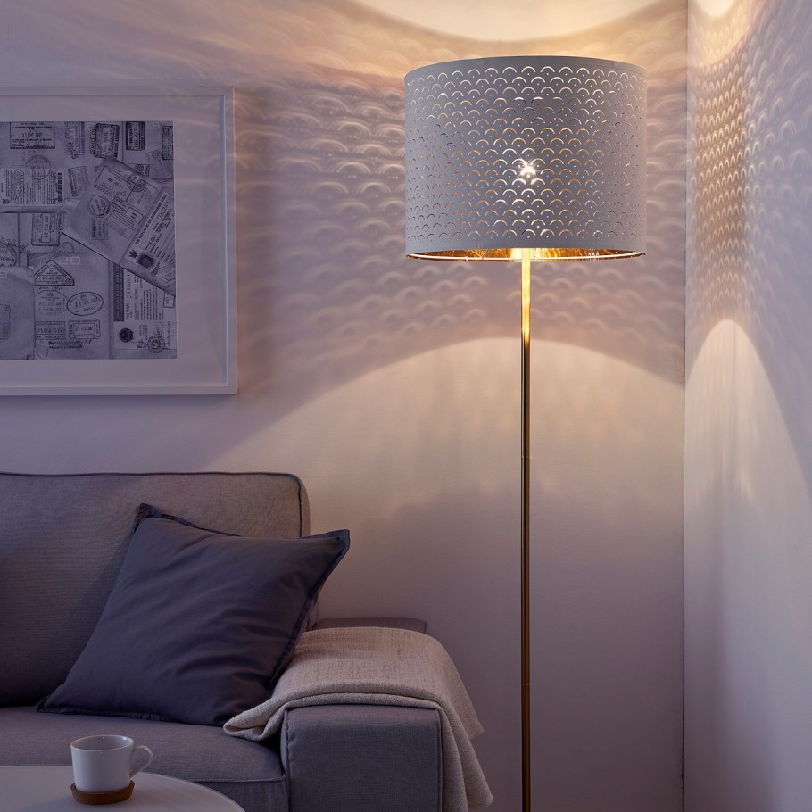 Нимо Скафтет светильник напольный черный латунь латунь