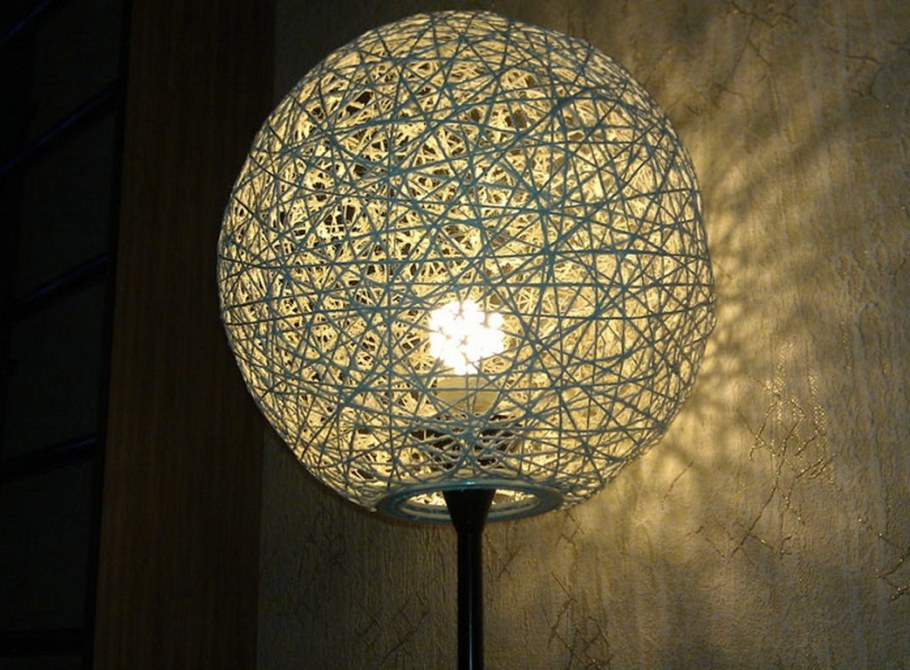 Плафон из ниток