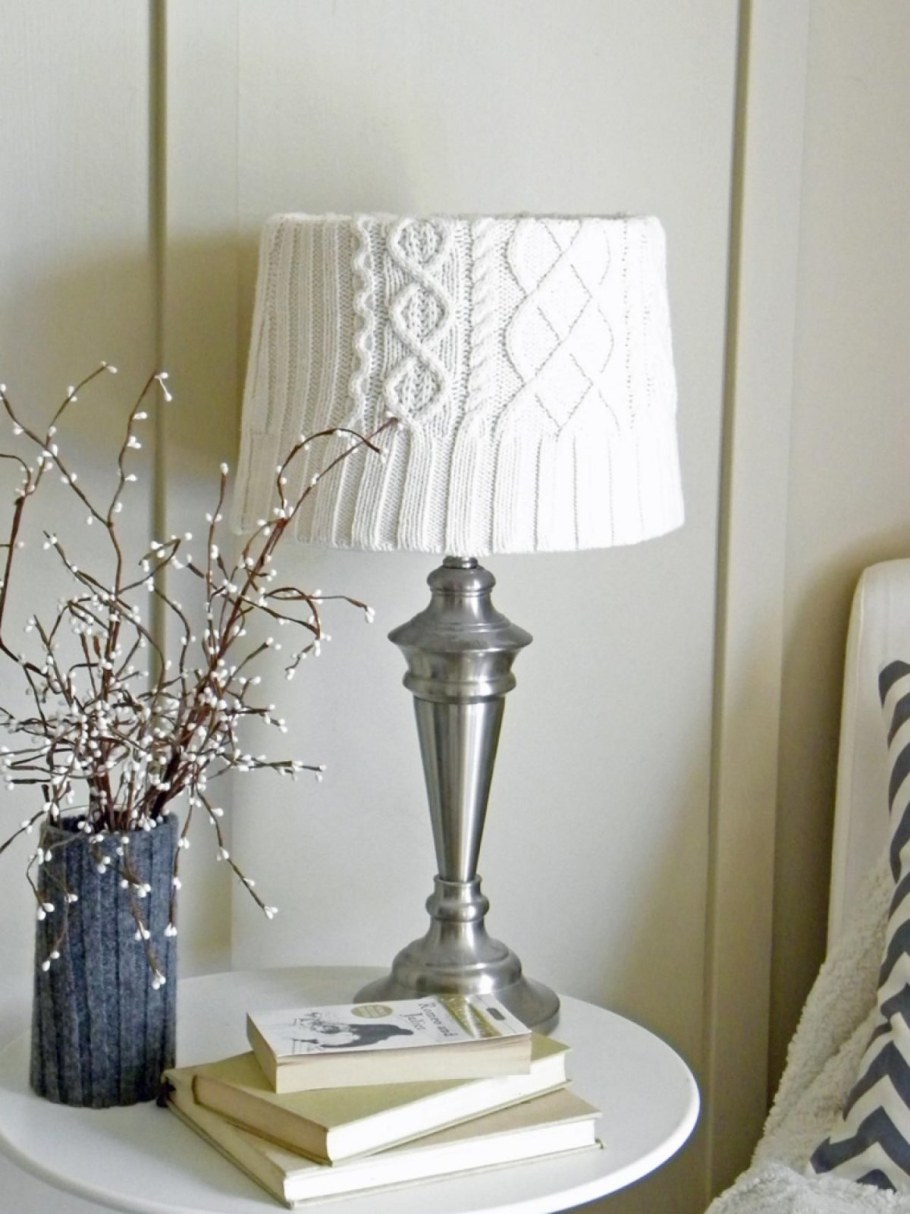 Декор старого торшера