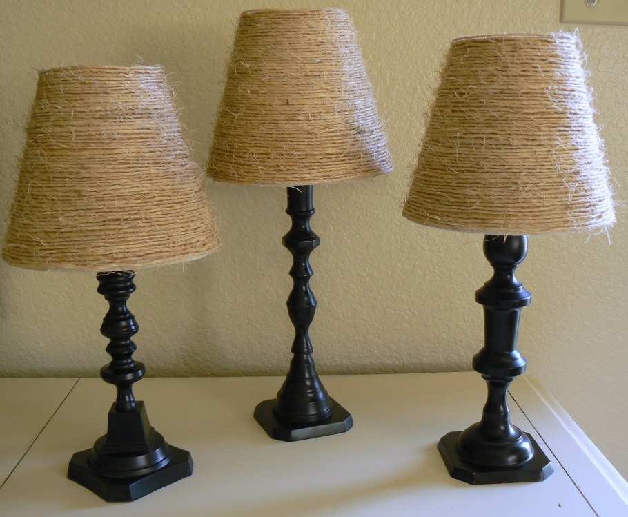 Абажур из бечевки