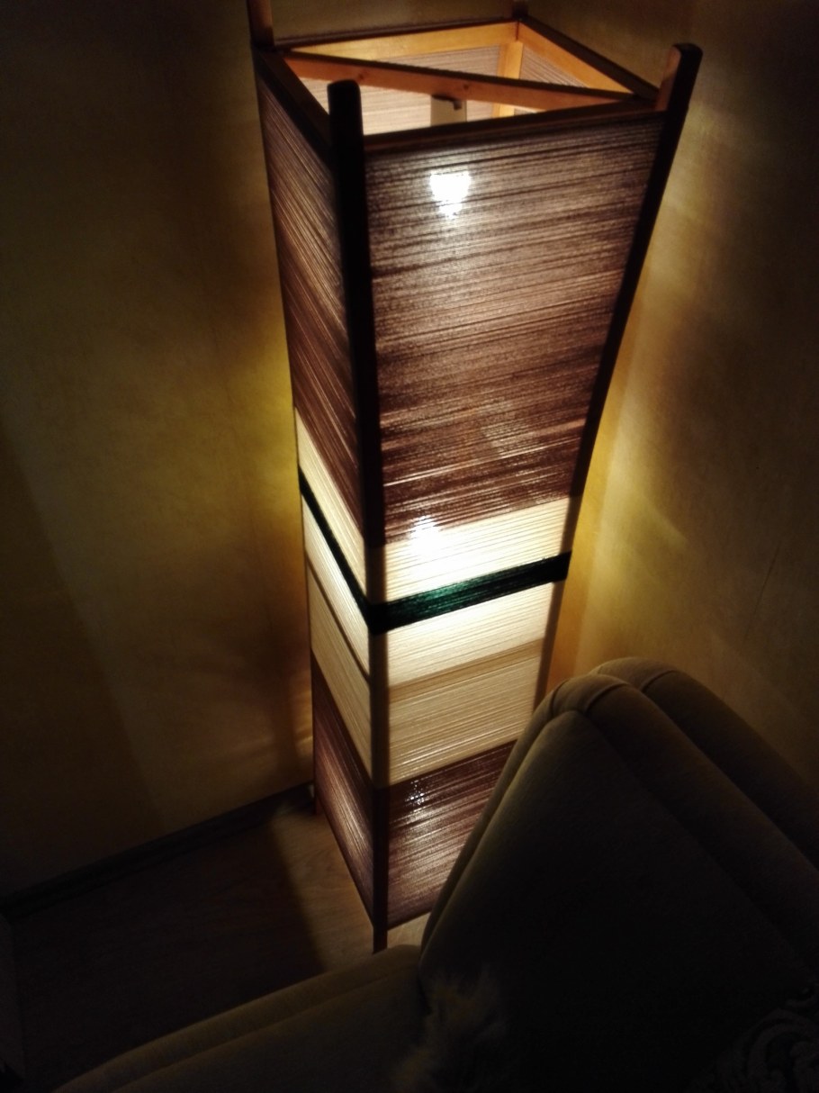 Напольный торшер своими