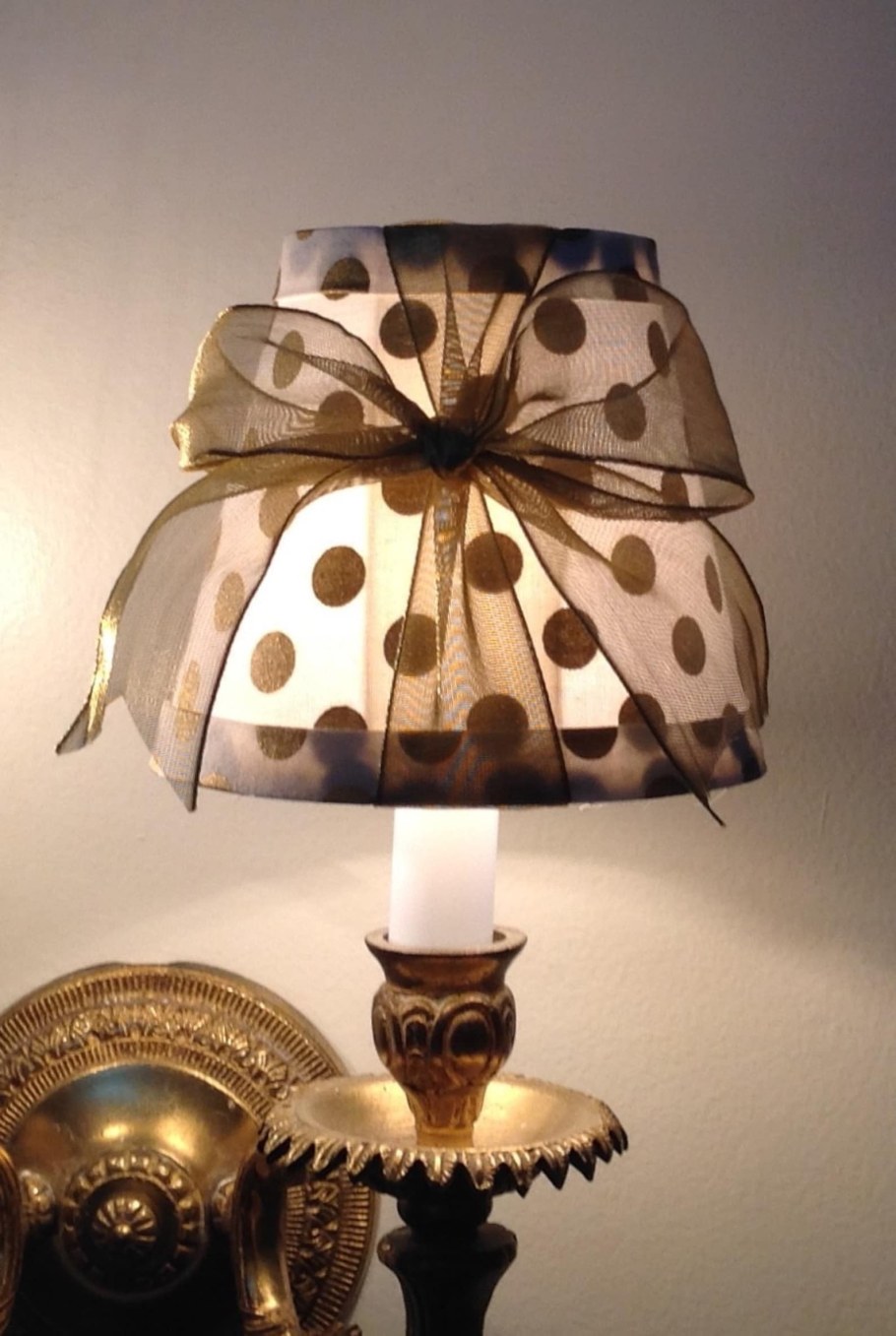 Декор абажура для торшера