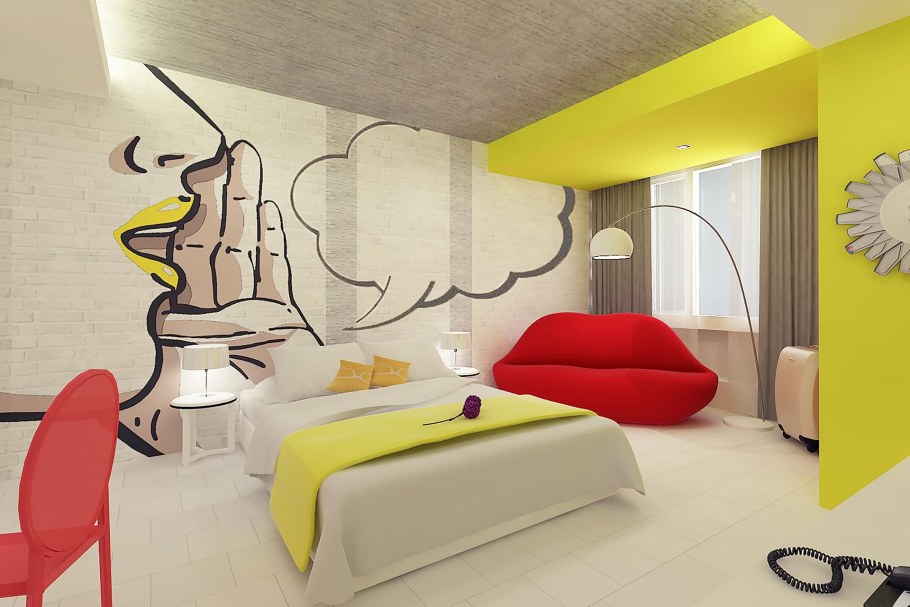 Стиль поп-арт в интерьере