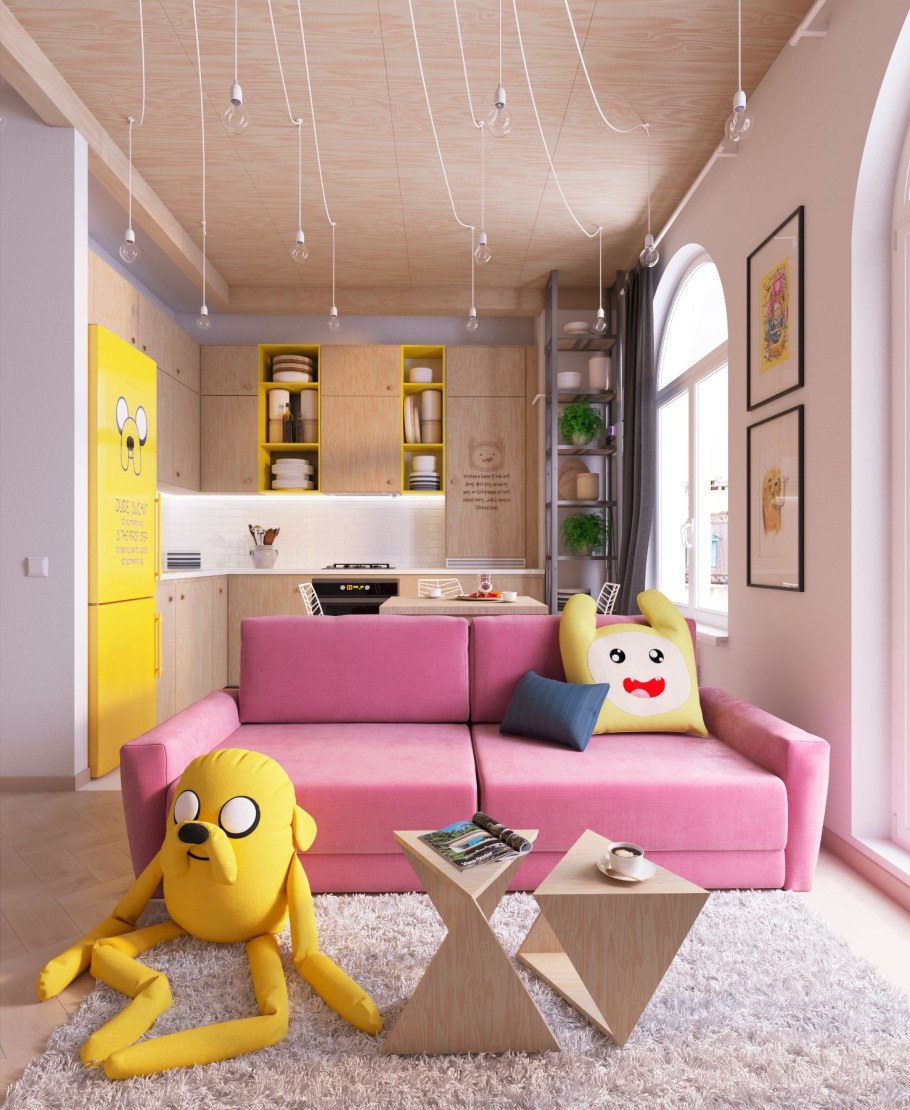 Стиль поп-арт в интерьере