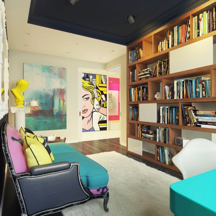 Квартира в стиле поп арт