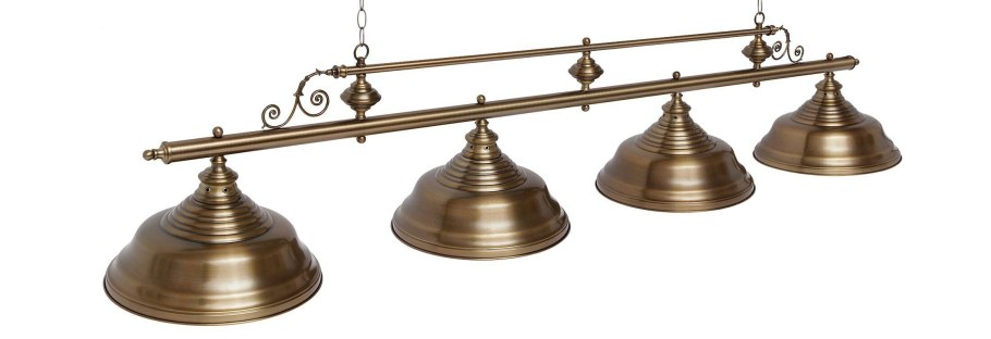 Светильник для бильярдного стола Fortuna Modena Bronze Antique 4 плафона 8819