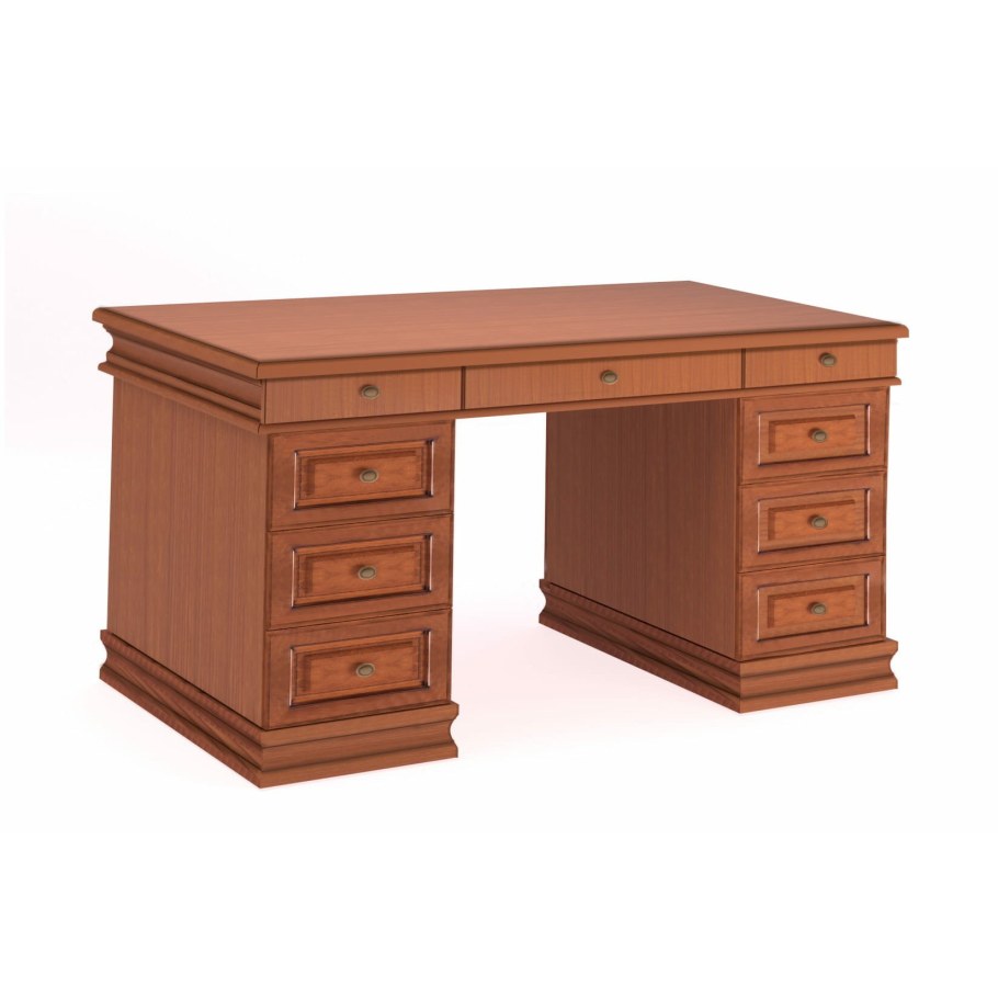 Письменный стол двухтумбовый Шатура