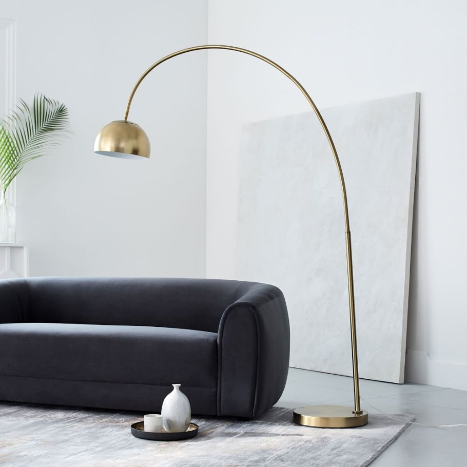 Торшер the Arc Black Metal Floor Lamp