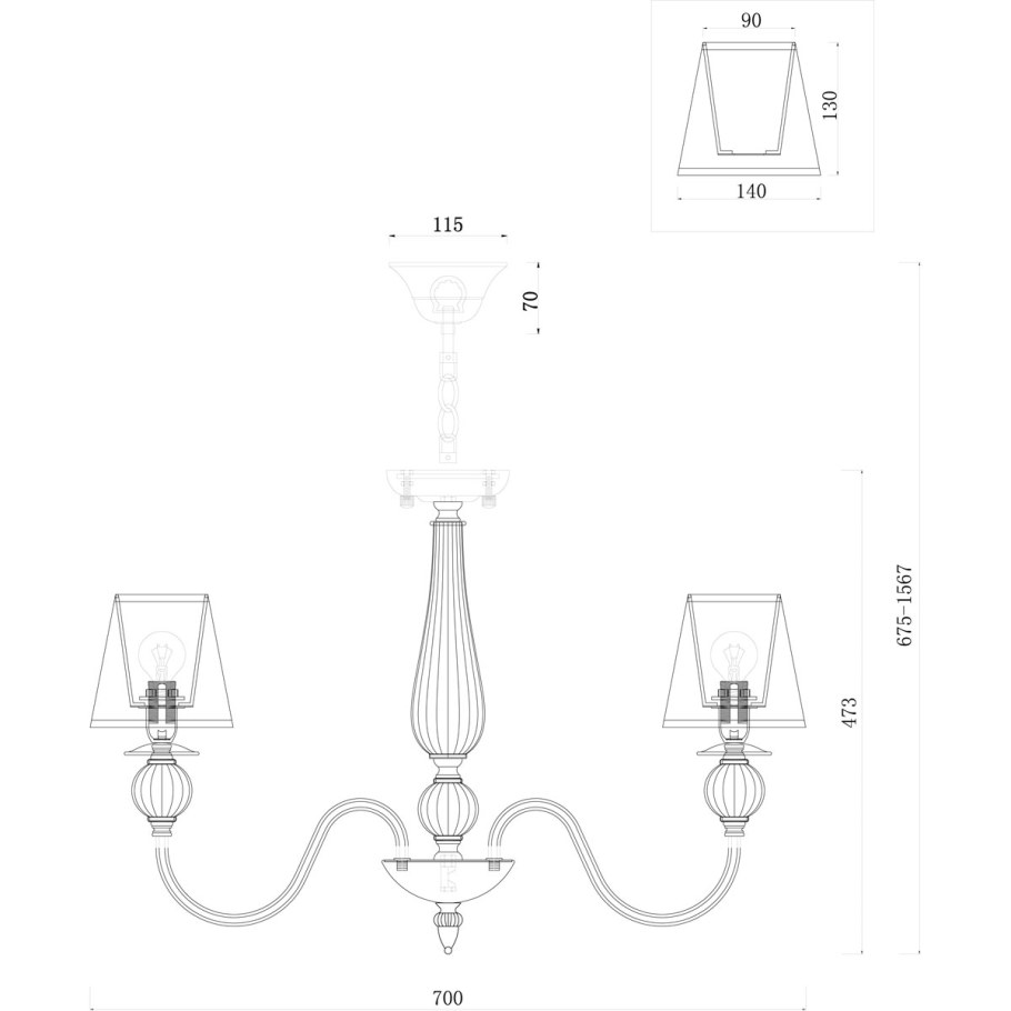 Люстра Inessa 1192-5