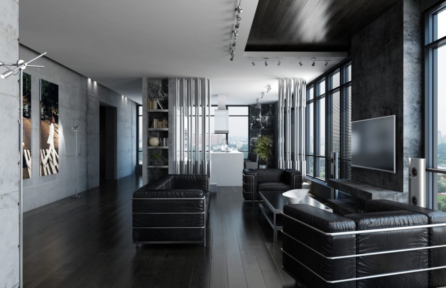 Квартира в стиле Хай тек и лофт