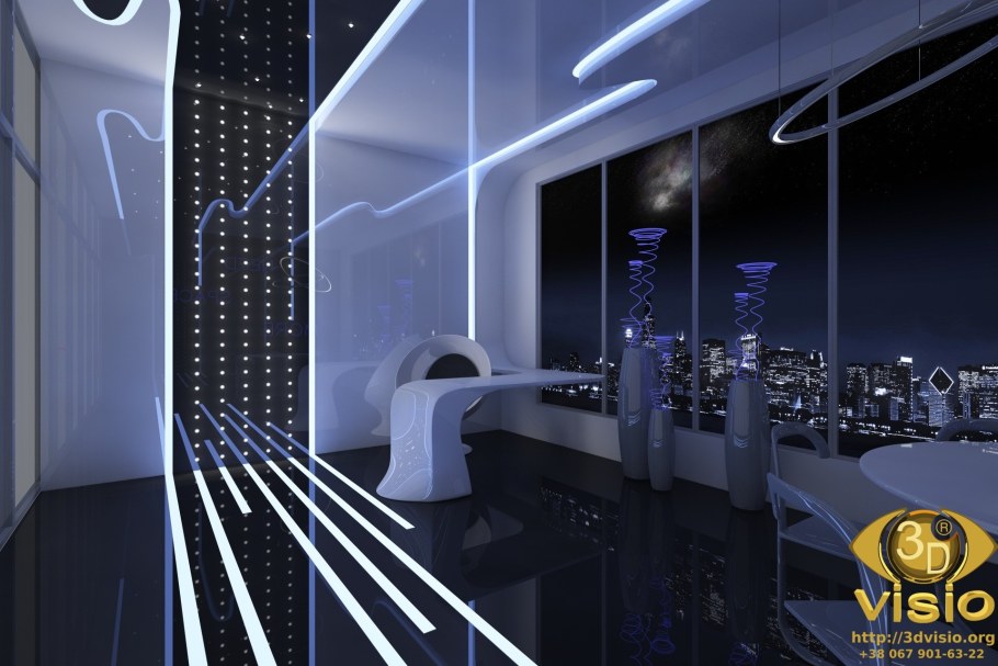 Интерьер в стиле будущего