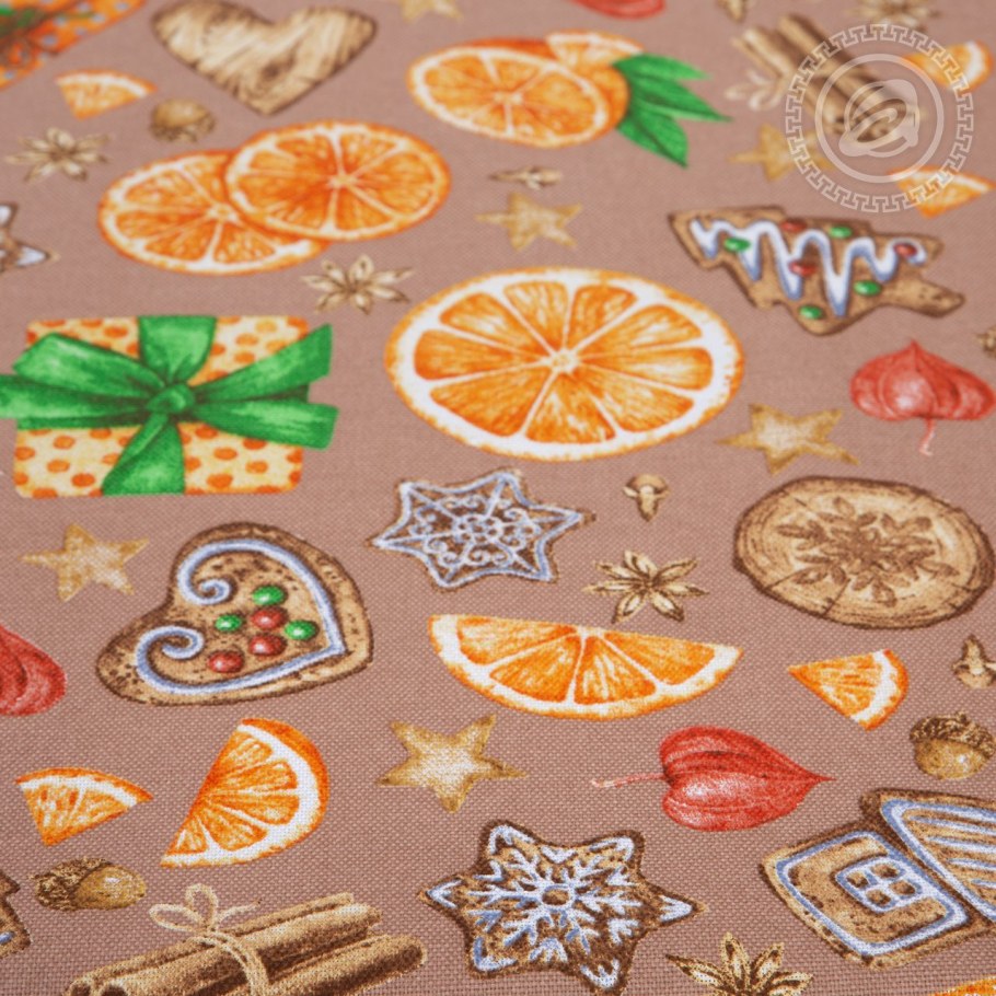 Скатерть цитрус беж