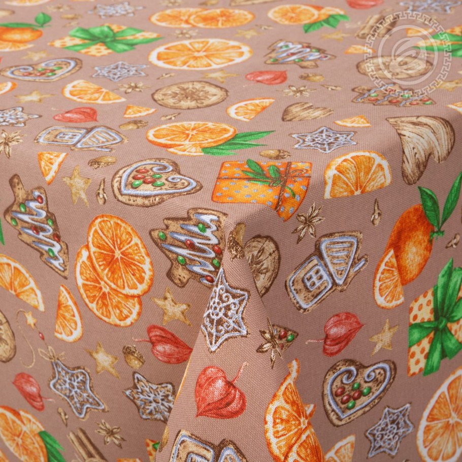 Скатерть цитрус беж