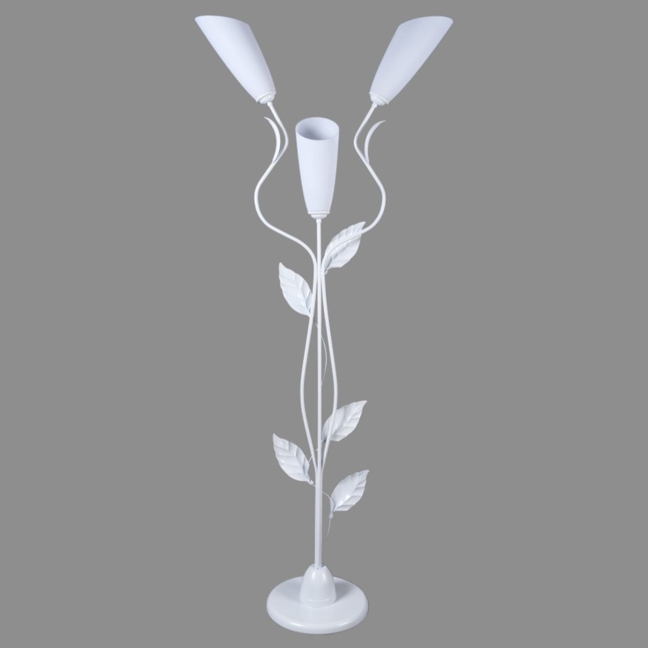 Торшер Симпл 3x40вт e27 белый 55х30х155см 3873059