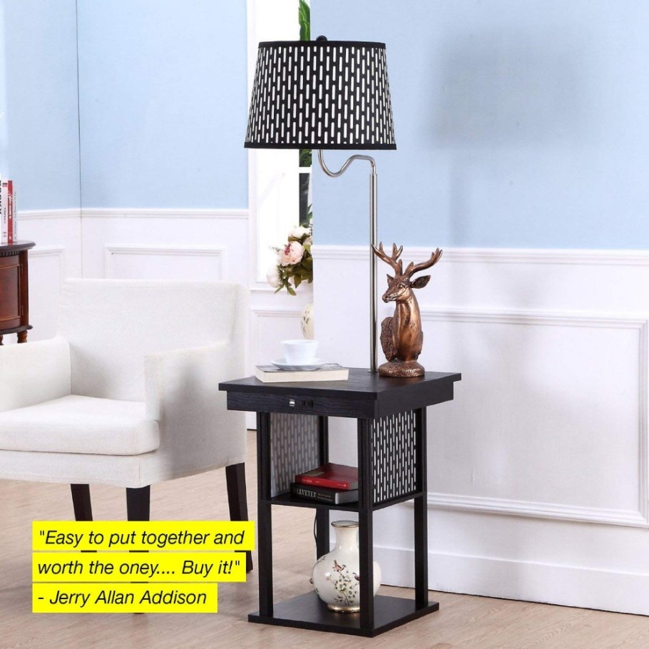 Журнальный столик с торшером