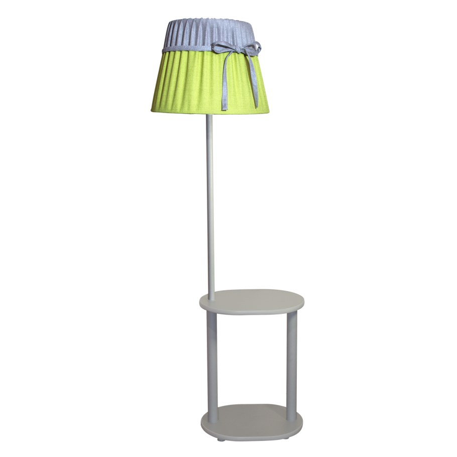 Торшер Арчи серый со столом НТБ 11-60-107