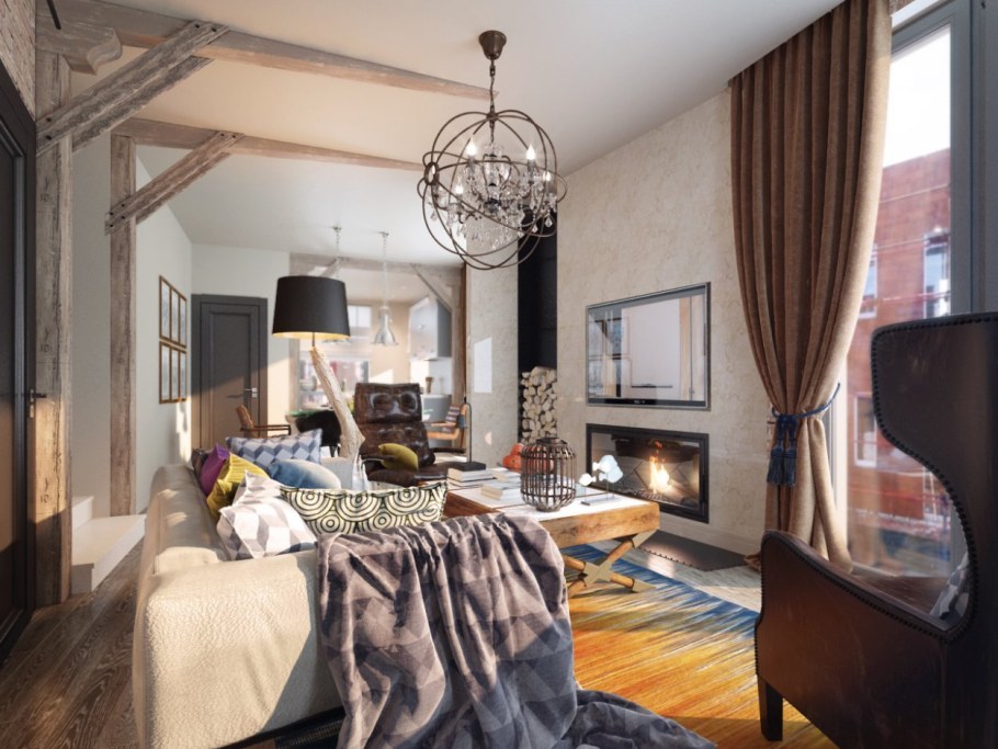 Арт-деко и лофт стиль в интерьере