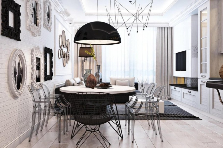 Лофт с элементами арт деко