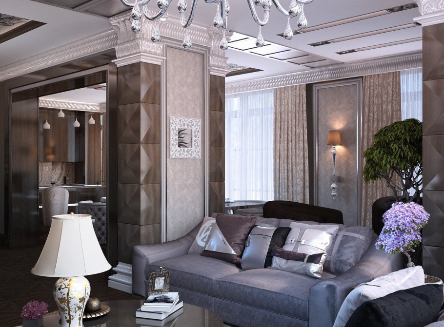 Колонны в стиле ар деко