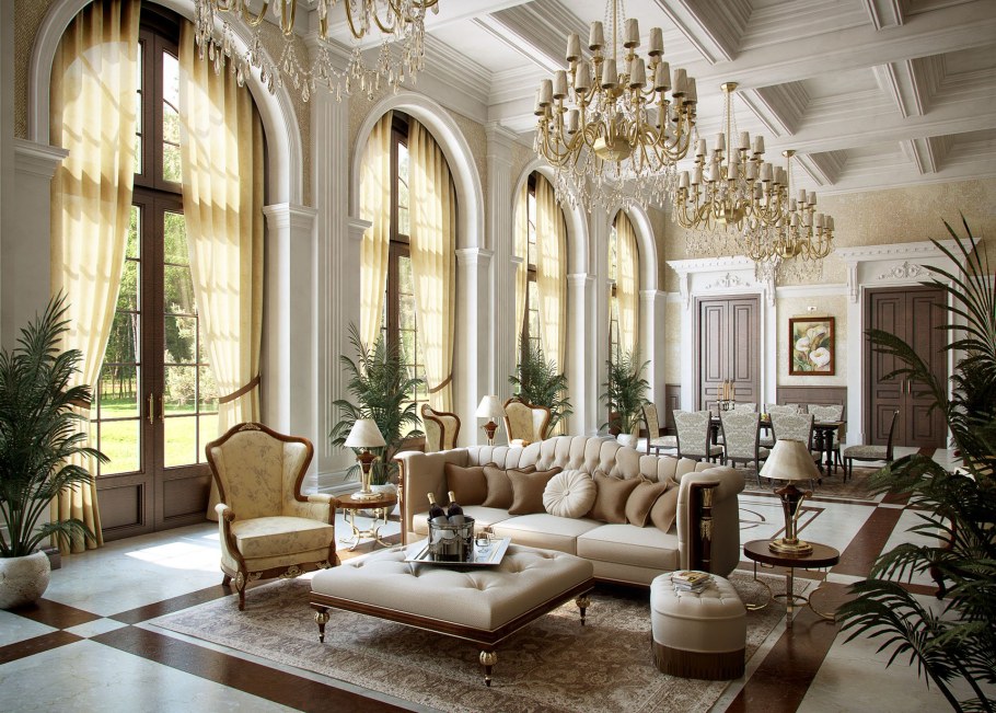 Стиль интерьера Ренессанс Ампир