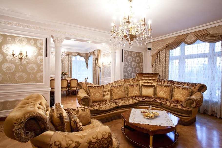 Интерьер классика гостиная