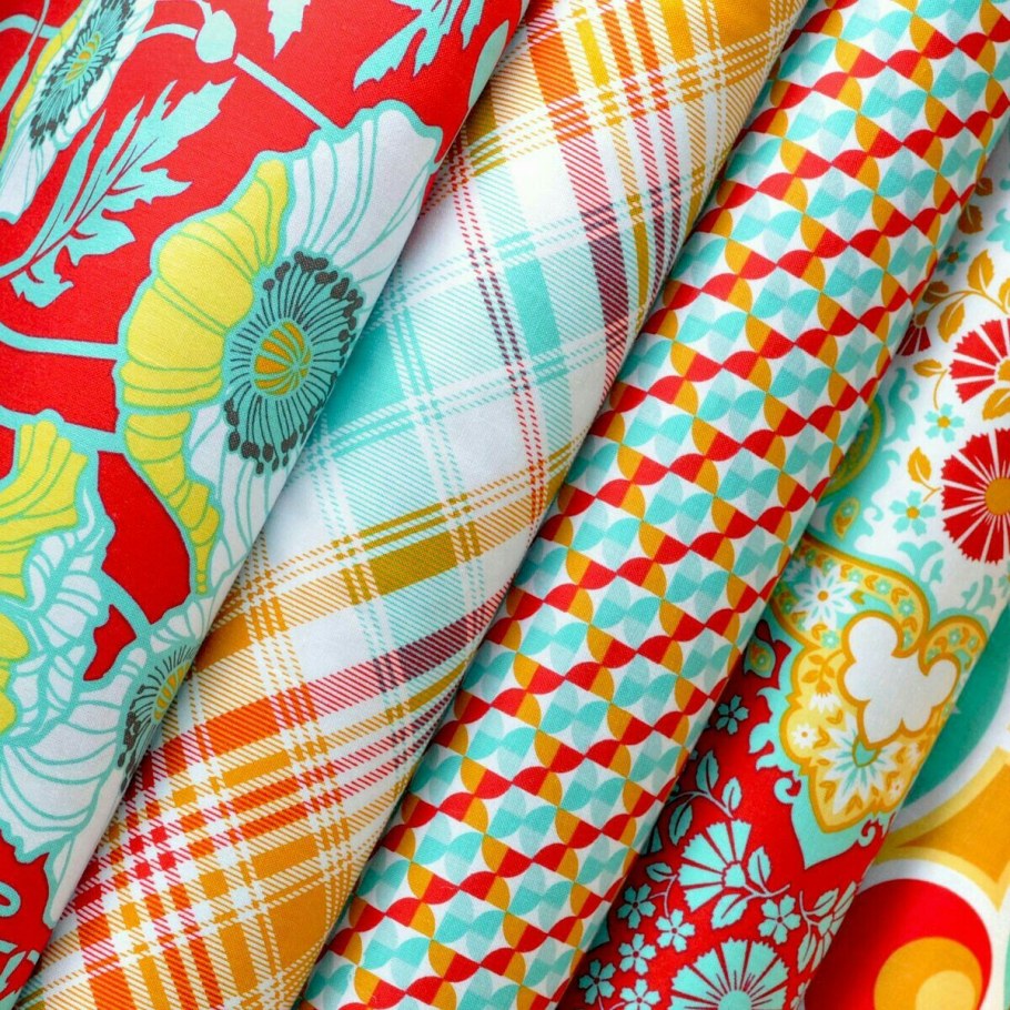 Яркие ткани