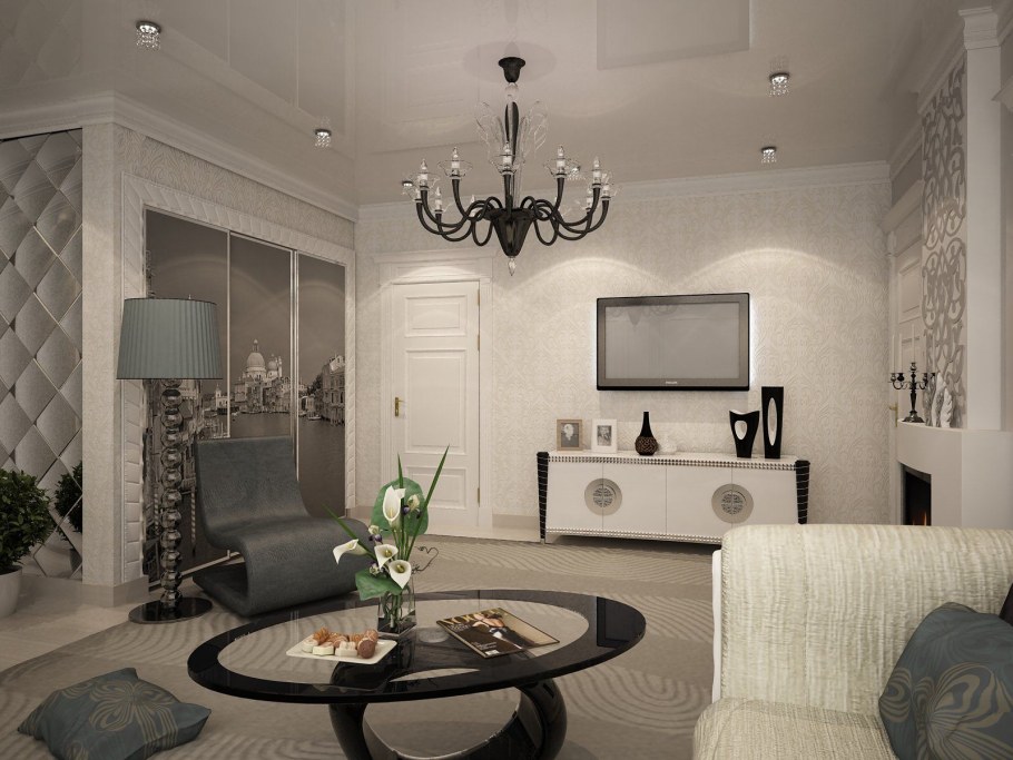 Гостиная ар деко Амели