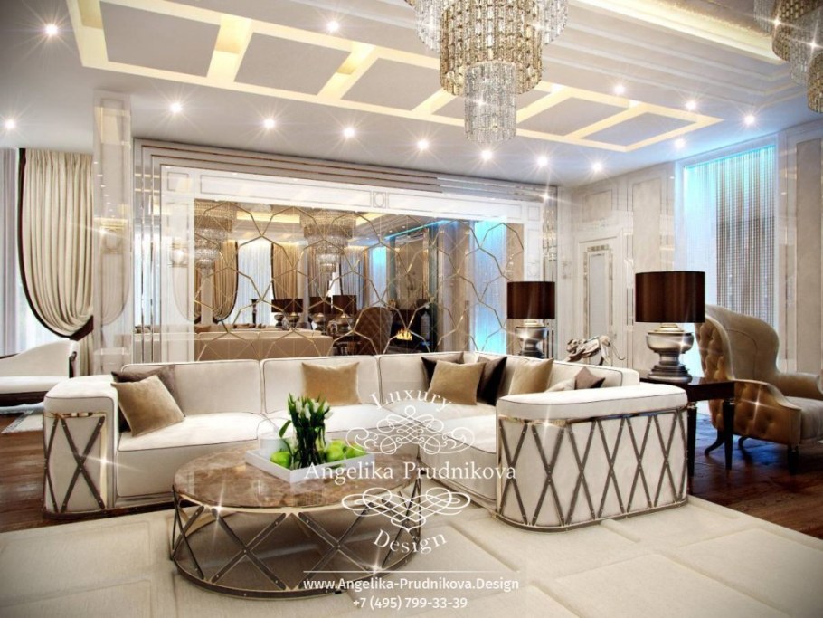 Интерьер гостиной Анжелика Прудникова