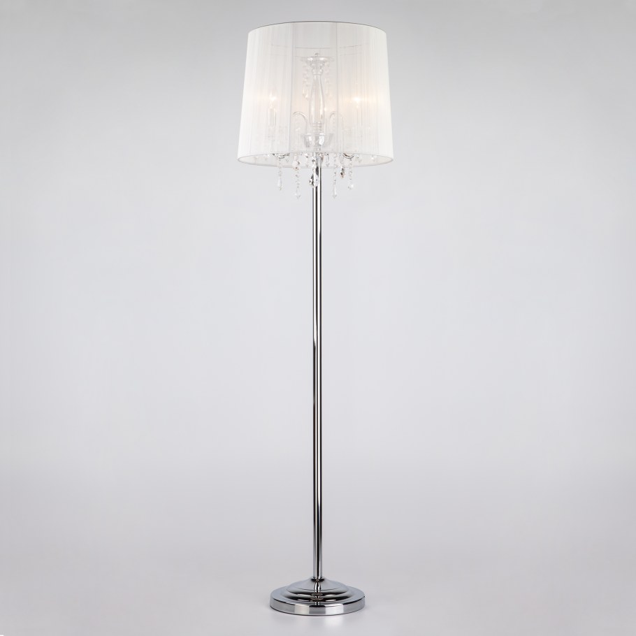 Торшер 2045/3f хром/белый Eurosvet allata