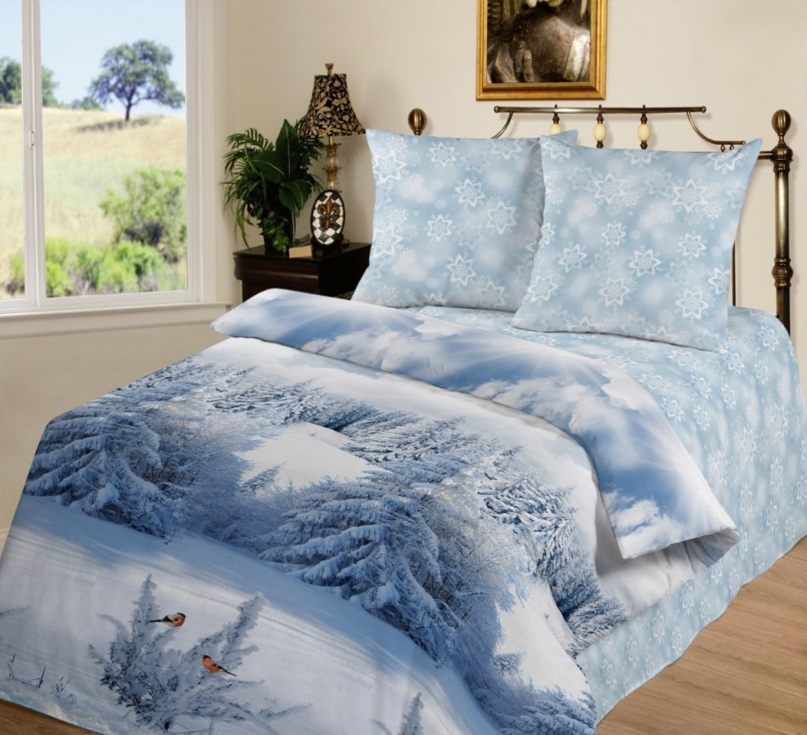 КПБ перкаль Снежная Долина