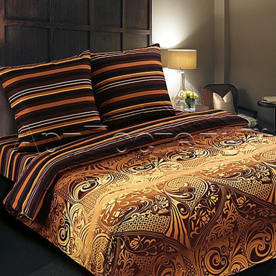 Постельное белье 1.5-спальное Постельтекс-плюс Арабика, поплин