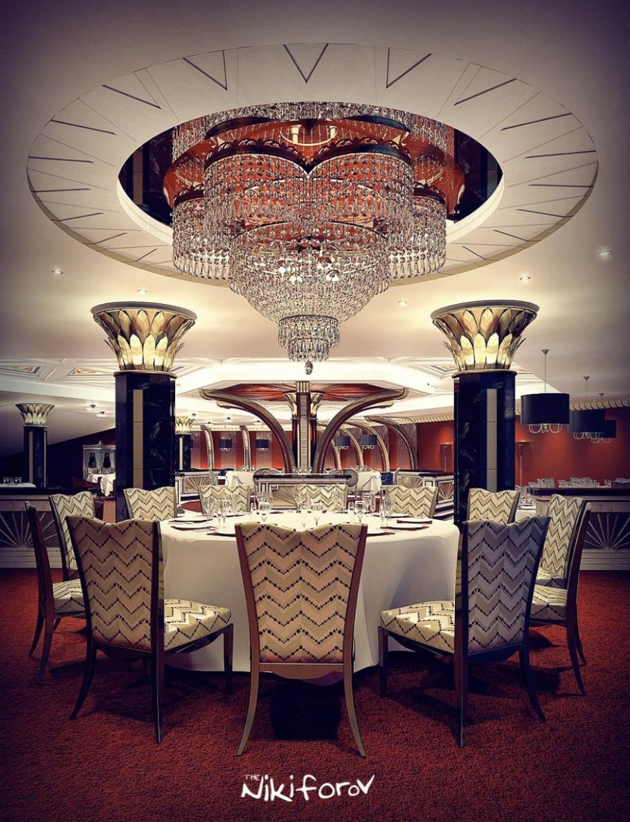 Ресторан в стиле арт деко