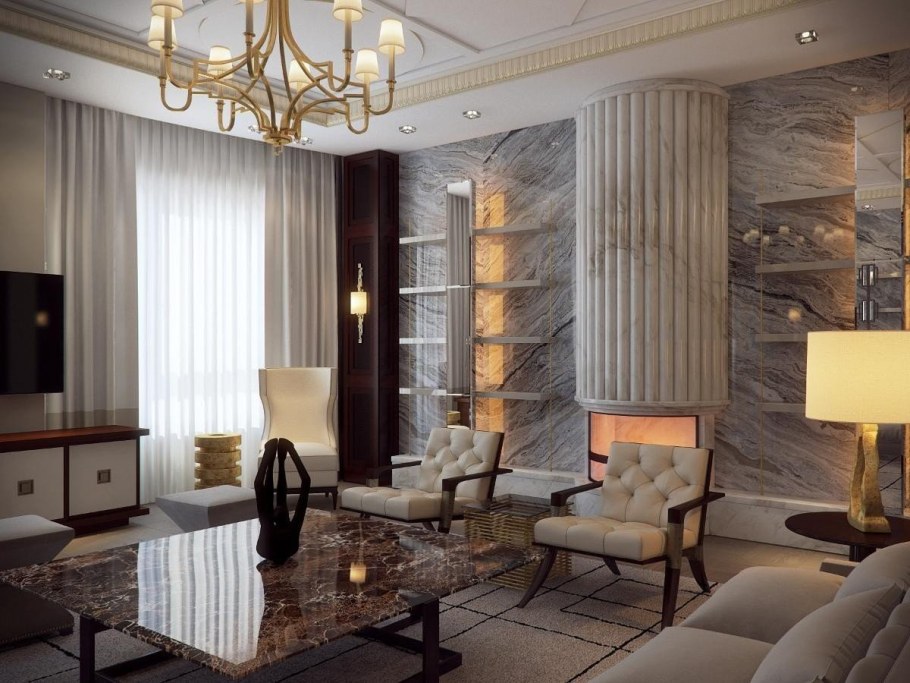 Ар-деко стиль в интерьере