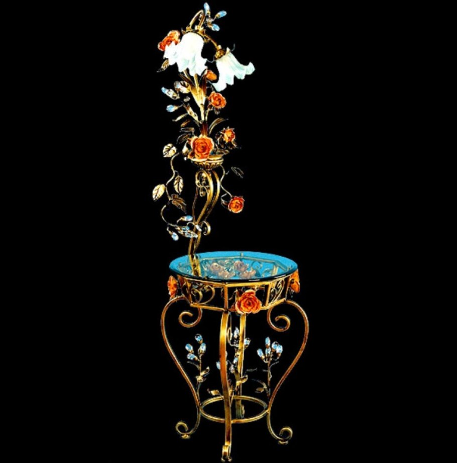 Торшер со столиком Uttermost 28235-1